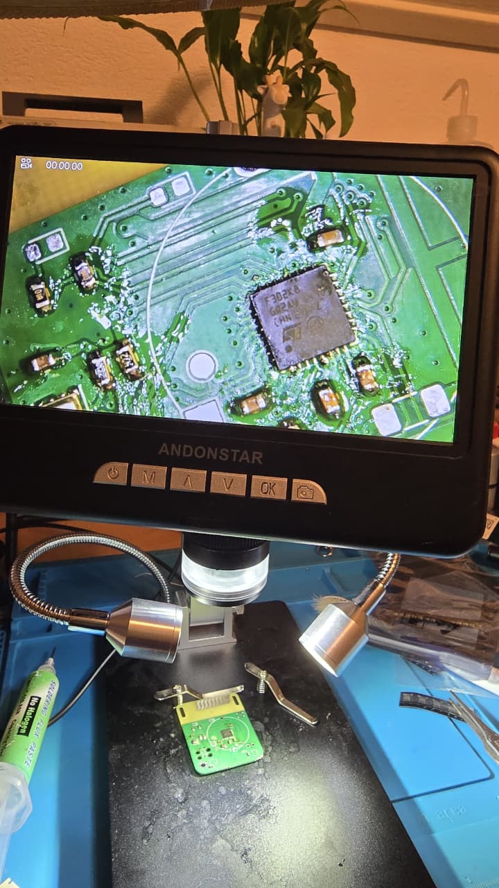 Embedded board under development